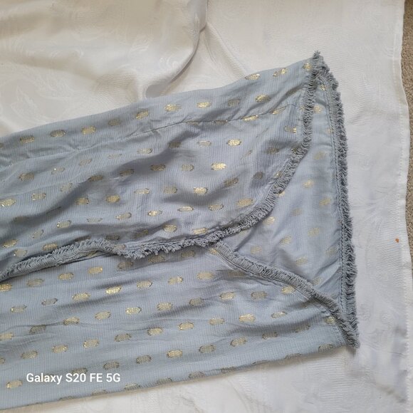 Elegant Blue Halter Jumpsuit - Picture 15 of 16